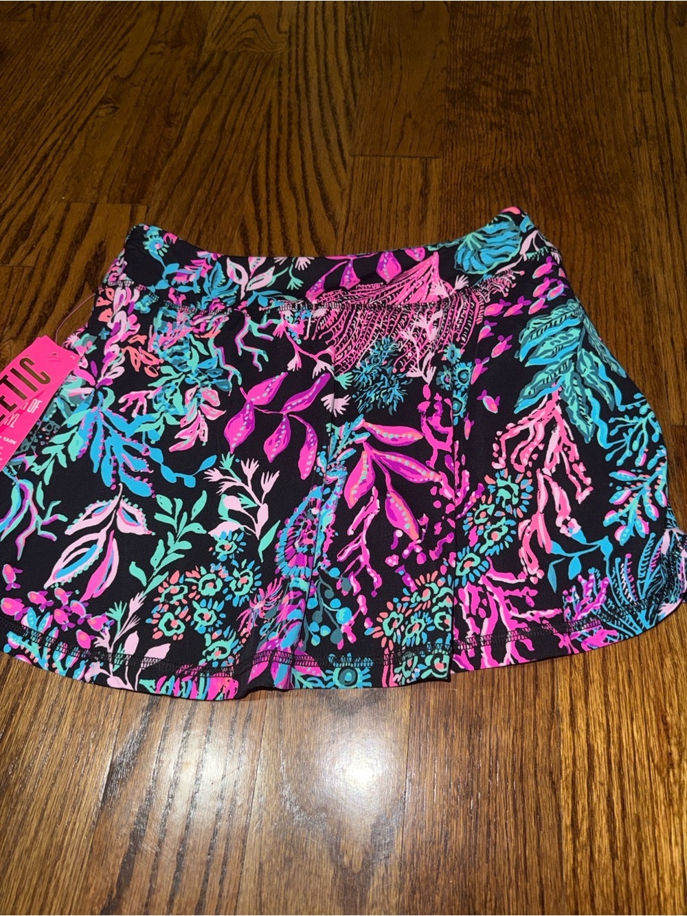 Lilly Pulitzer Luxletic Aila Skort Onyx Twilight Coral Color Size XS NWT - Picture 4 of 10
